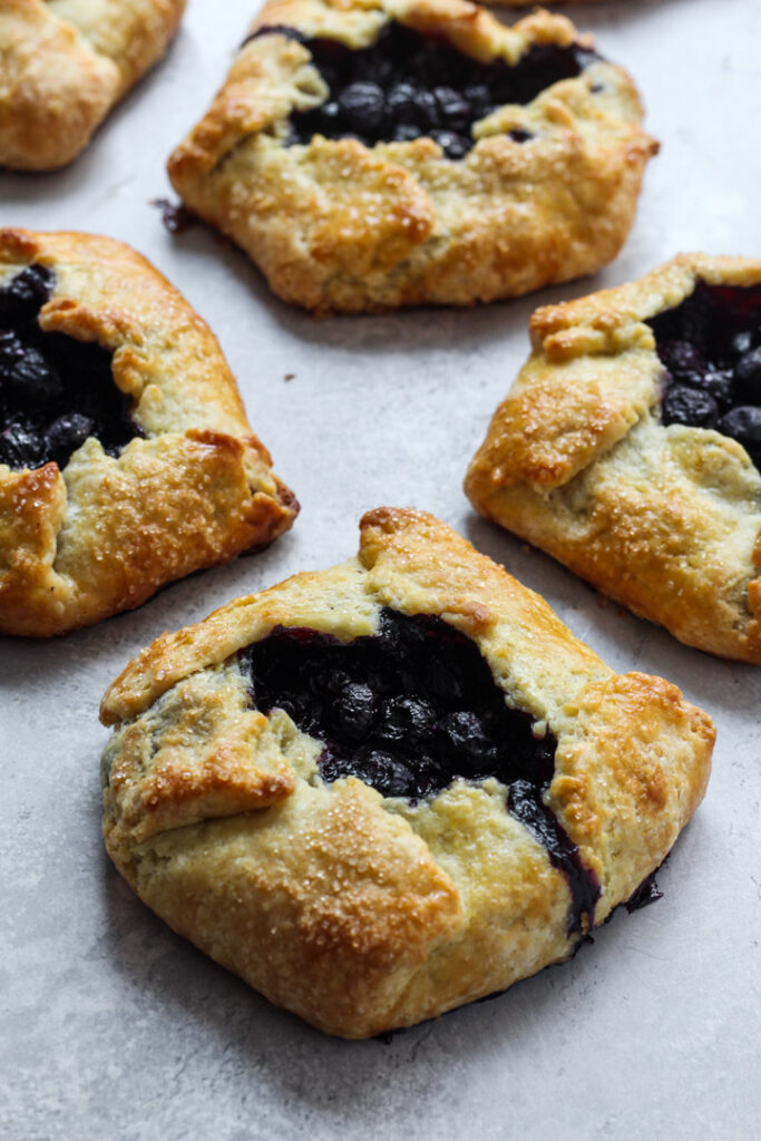 Blueberry Galettes with Cornmeal Crust The Sweet Occasion