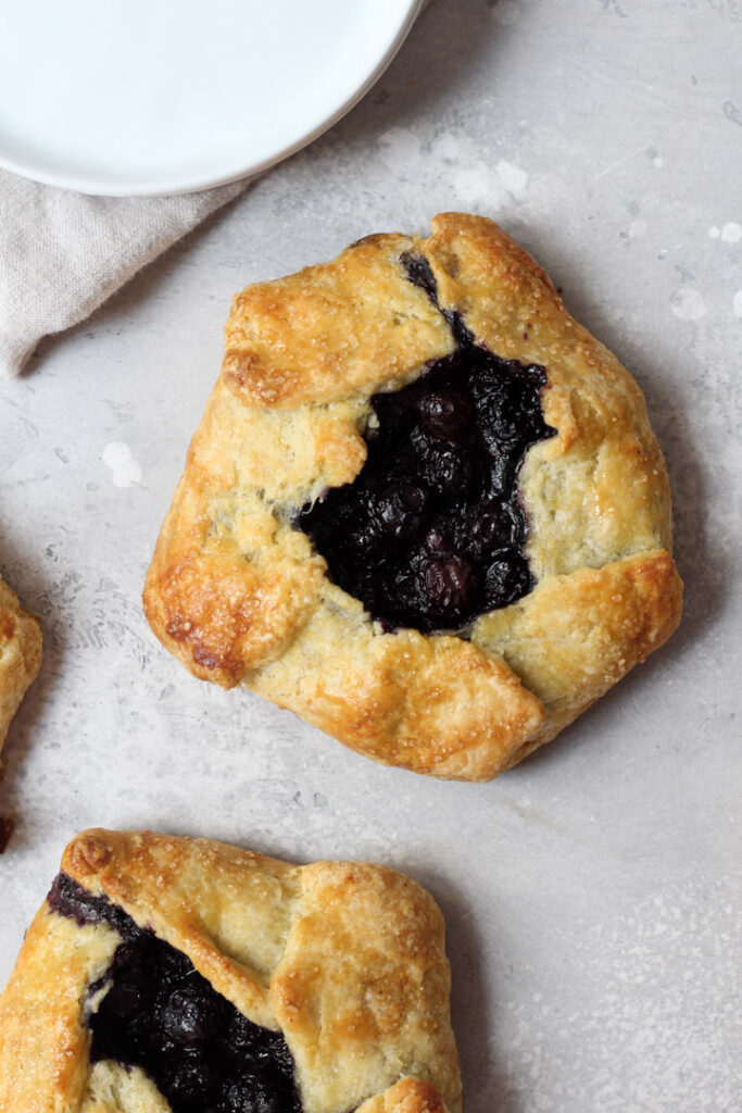 Blueberry Galettes with Cornmeal Crust The Sweet Occasion