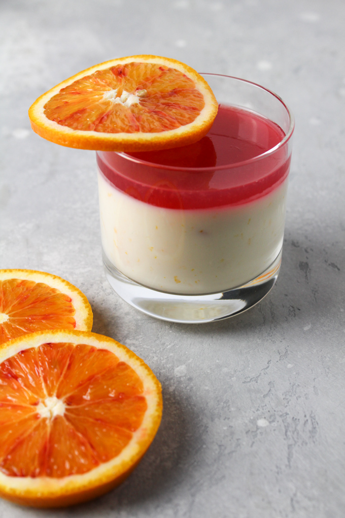 Blood Orange Panna Cotta