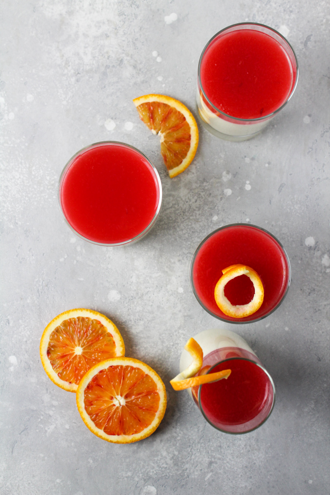 Blood Orange Panna Cotta