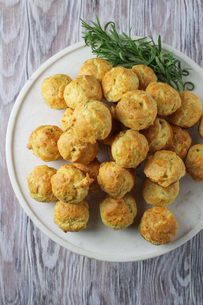 Rosemary and Gruyere Gougeres