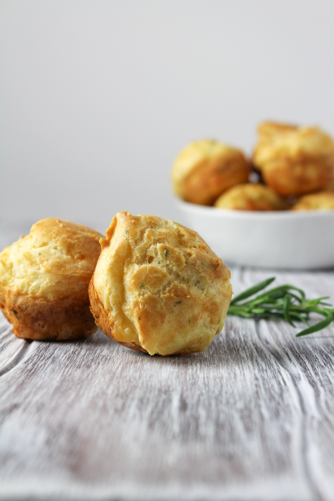 Rosemary and Gruyere Gougeres