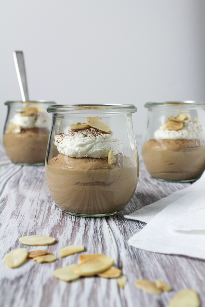 Chocolate Almond Cheesecake Mousse