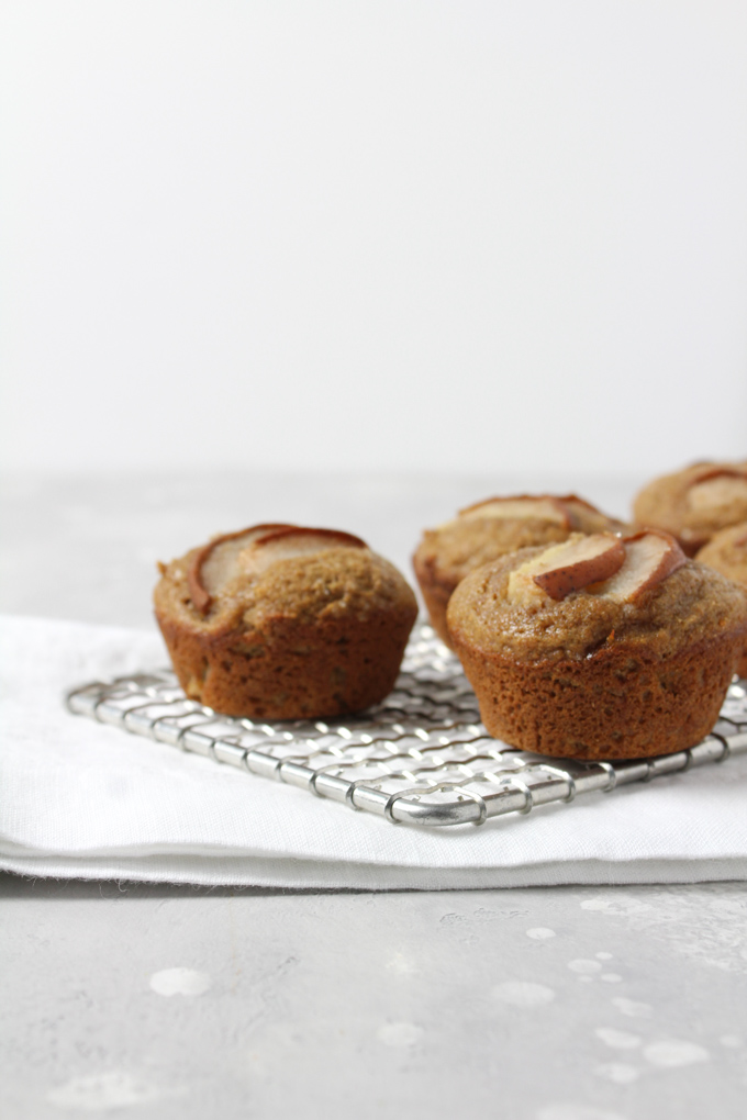 Pear Cardamom Muffins