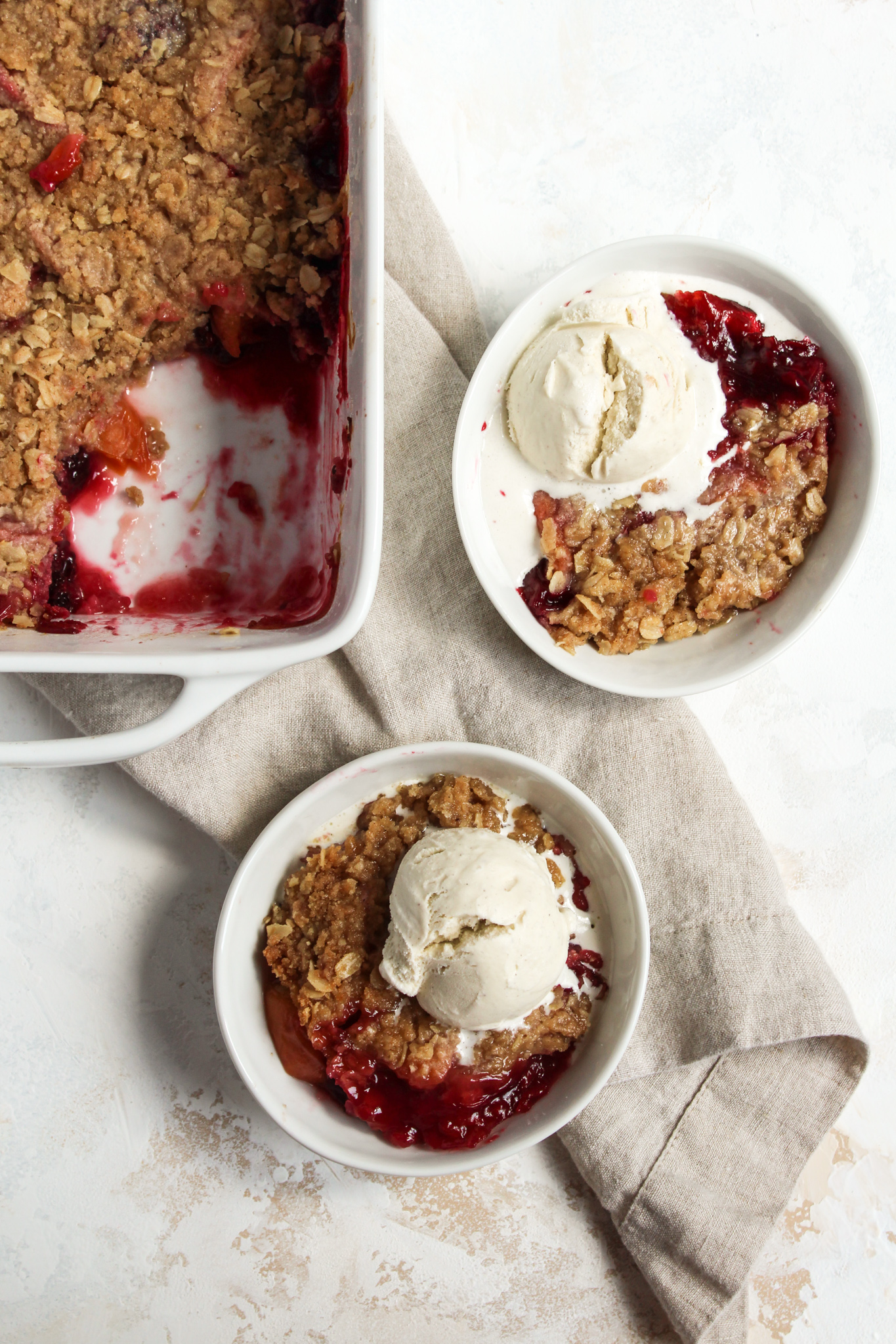 Peach Blackberry Crisp-3