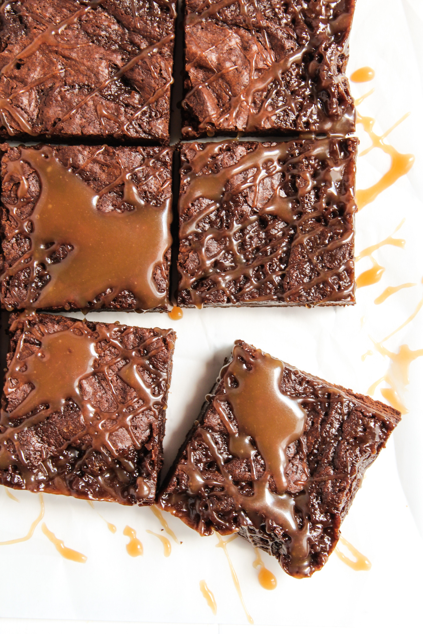 Caramel Brownies-5