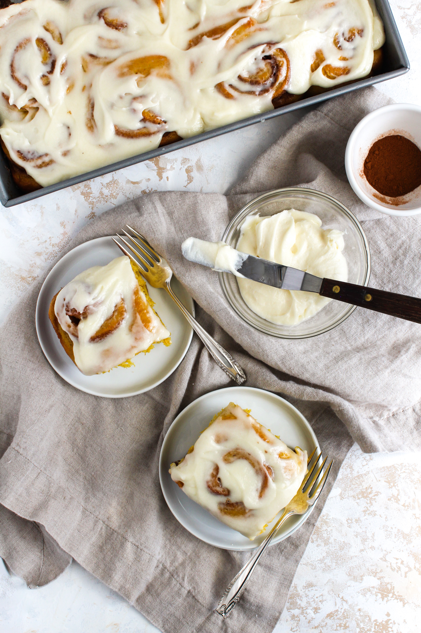 Pumpkin Cinnamon Rolls-5