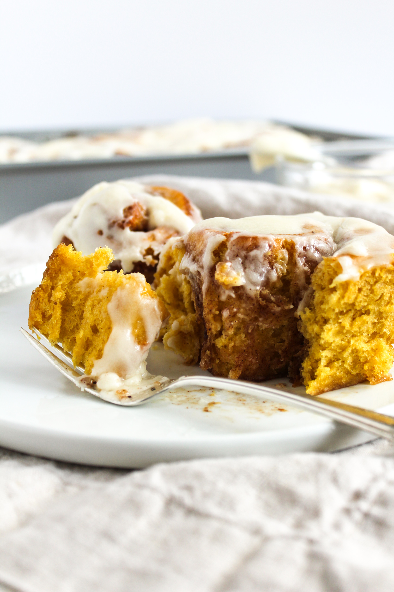 Pumpkin Cinnamon Rolls-7