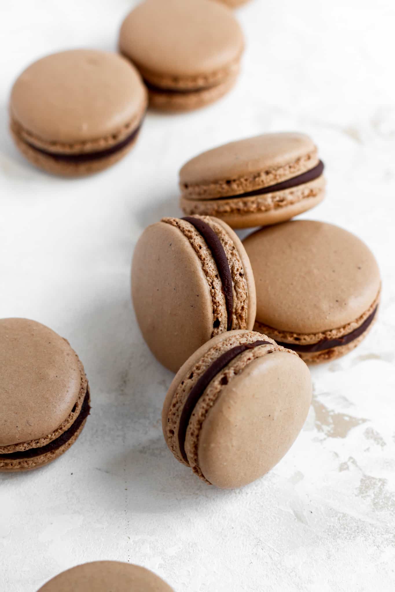 Chocolate macarons deals