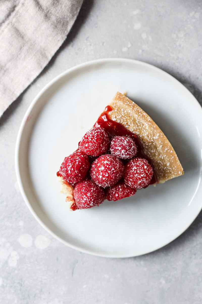 Raspberry Almond Tart-6