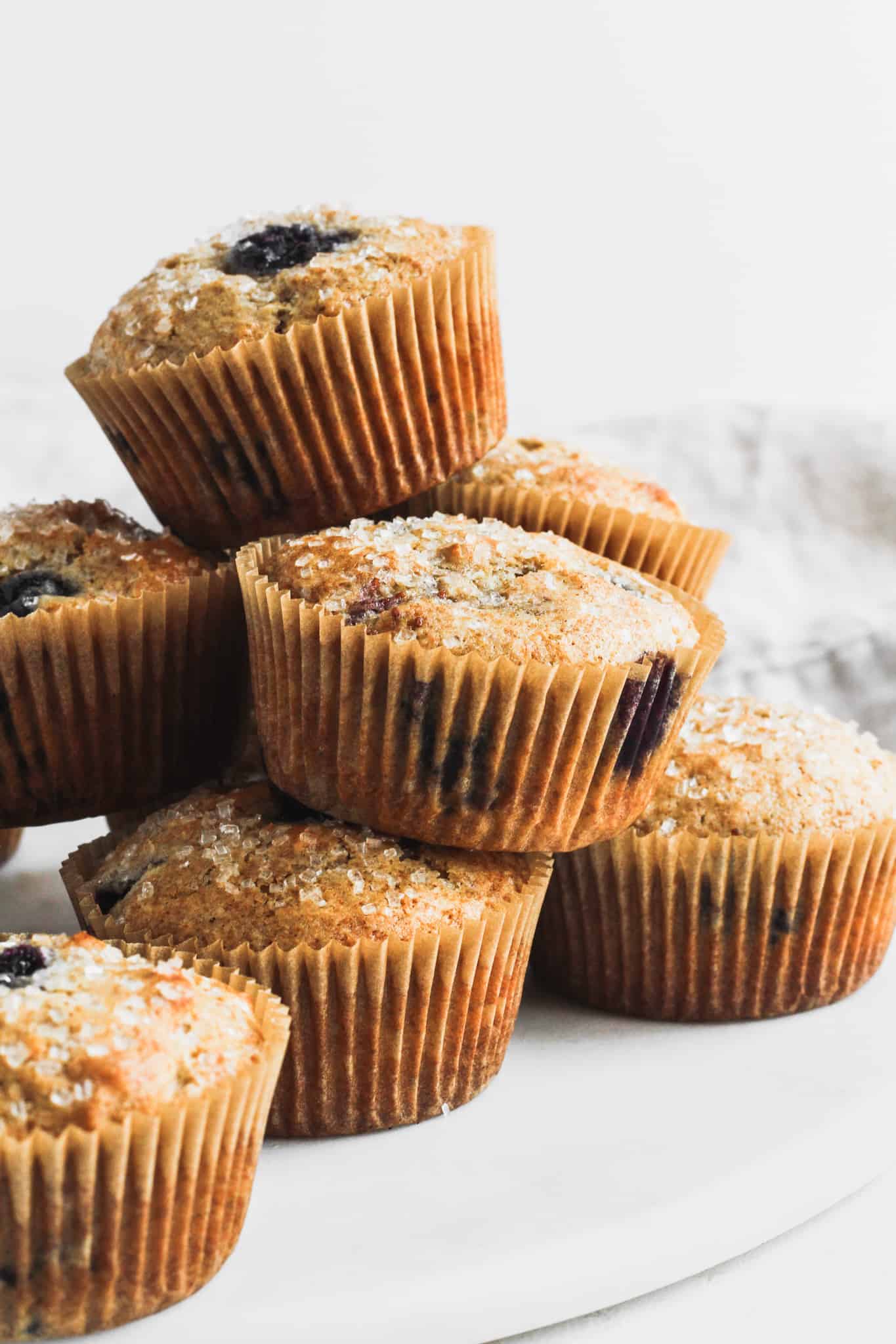 Whole Wheat Blueberry Muffins-3