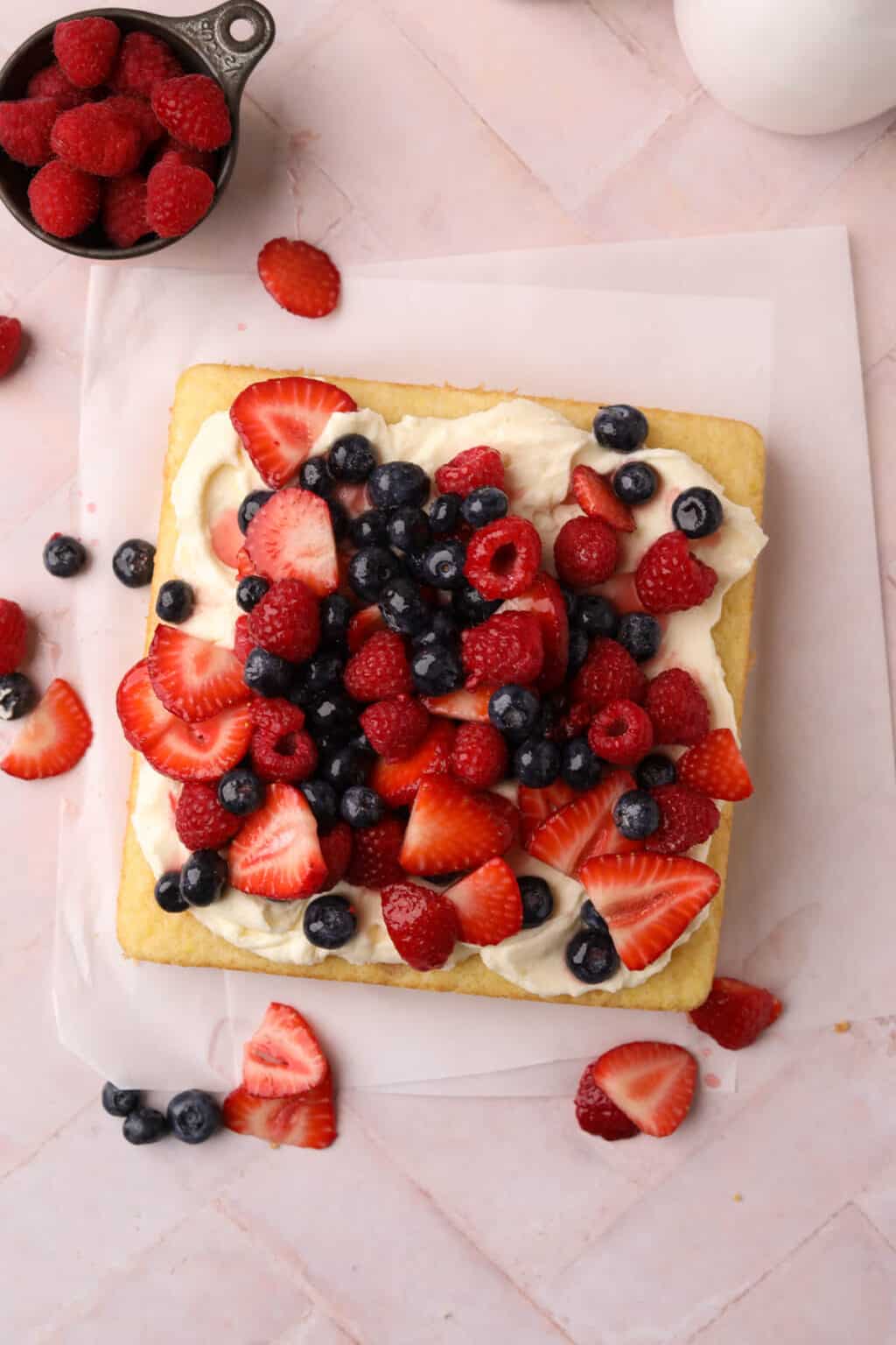 Lemon Berry Mascarpone Cake | The Sweet Occasion