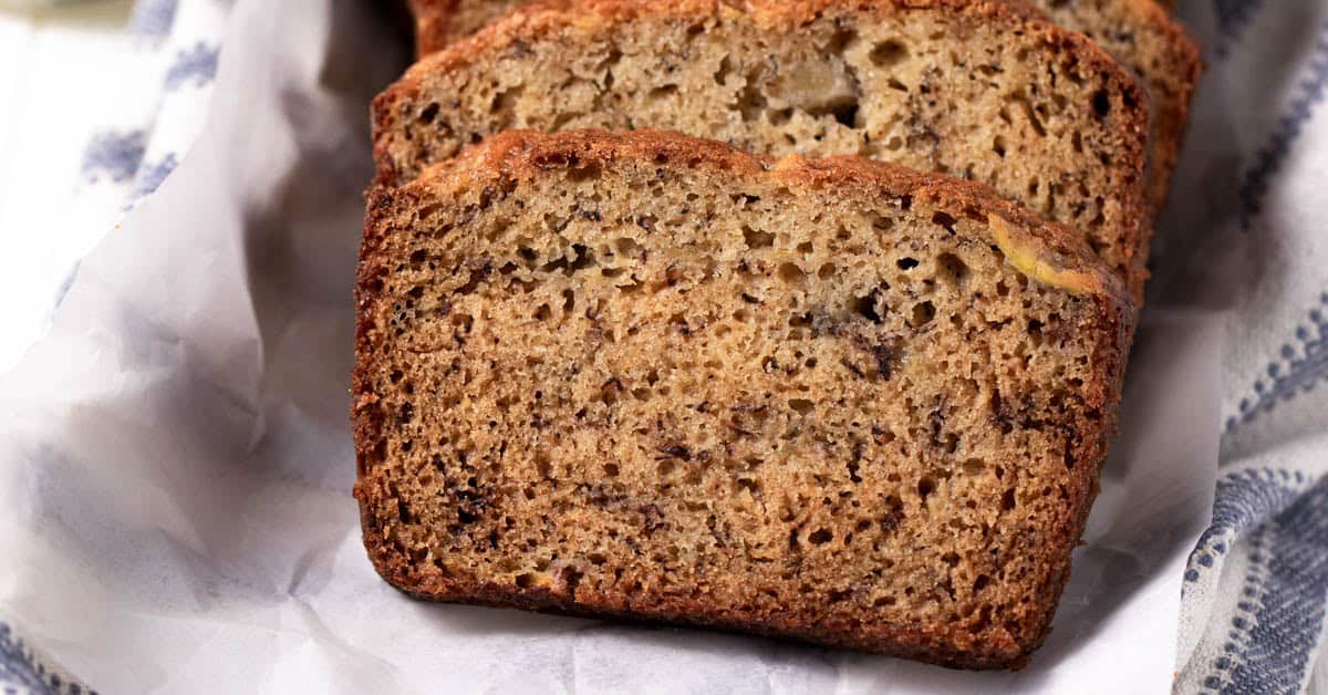 Easy Banana Bread with 2 Bananas (No Mixer!) | The Sweet Occasion