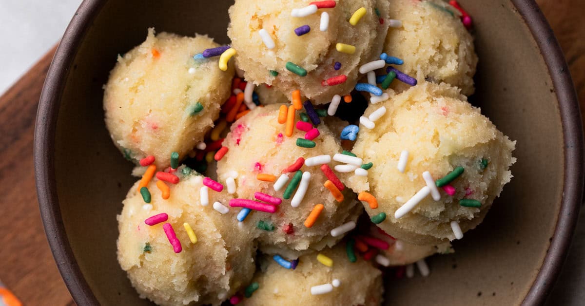 Edible Sugar Cookie Dough (No Eggs) - The Sweet Occasion